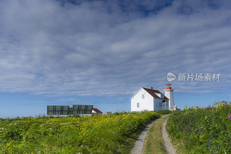 一瞥Île aux perroquets，鹦鹉岛，Mingan群岛国家公园保护区的一部分，位于魁北克省Côte北部地区。